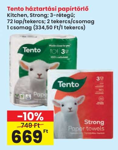 Tento háztartási papírtörlő