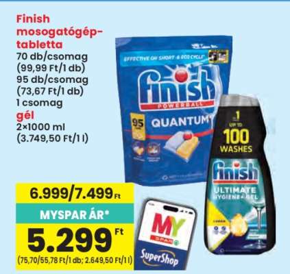 FINISH Mosogatógép-tabletta*