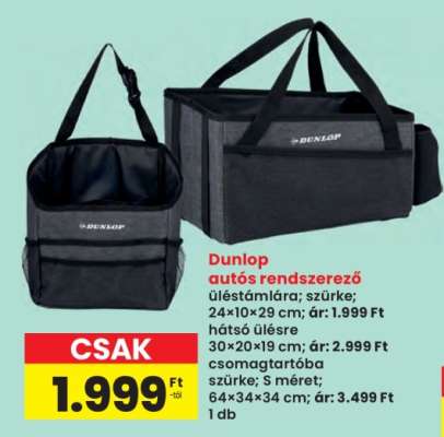 Dunlop autós rendszerező