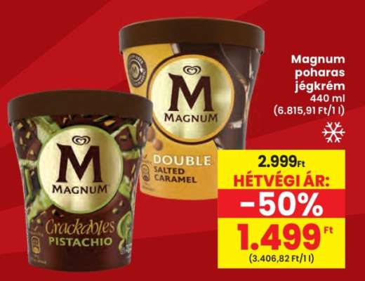 MAGNUM Poharas jégkrém