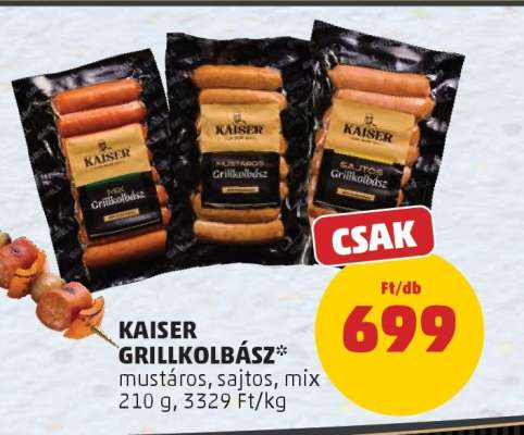 Kaiser grillkolbász
