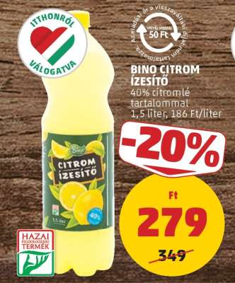 Bino Citrom Ízesítő