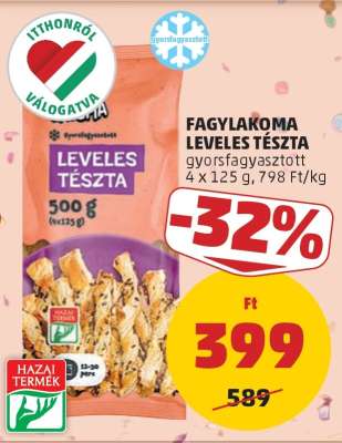 FAGYLAKOMA LEVELES TÉSZTA