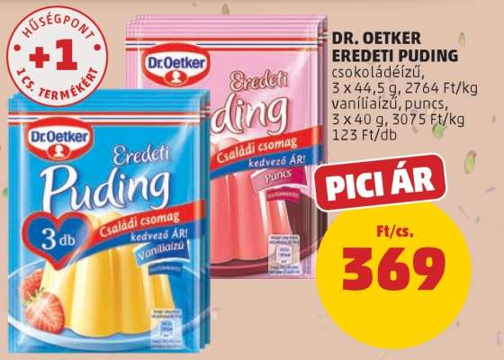 Dr. Oetker Eredeti Puding