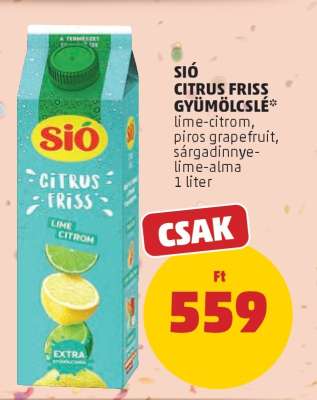 Sió Citrus Friss Gyümölcslé
