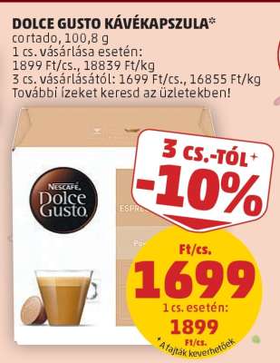 Dolce Gusto Kávékapszula