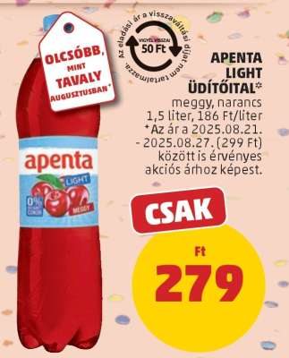 Apenta Light Üdítőital