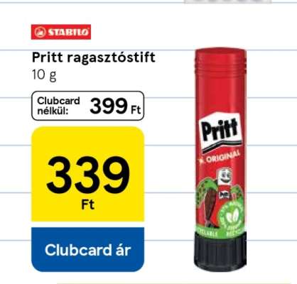 PRITT RAGASZTÓSTIFT