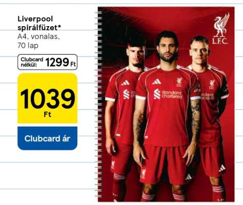 Liverpool spirálfüzet