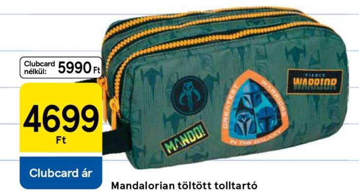 Mandalorian töltött tolltartó