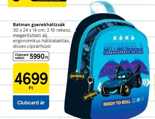 Batman gyerekhátizsák