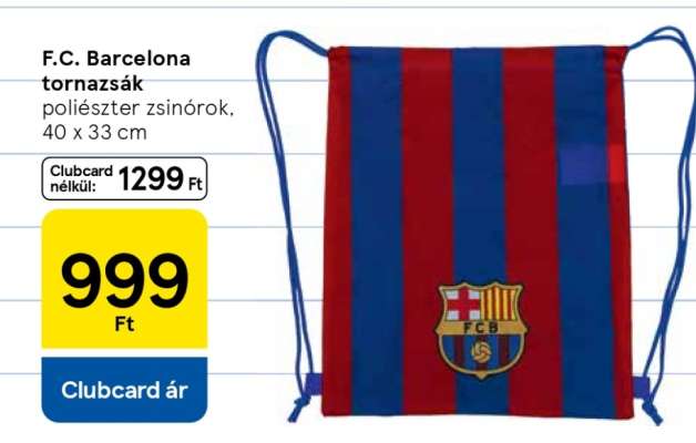 F.C. Barcelona tornazsák