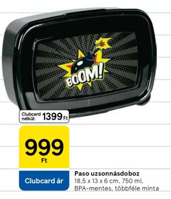 Paso uzsonnásdoboz