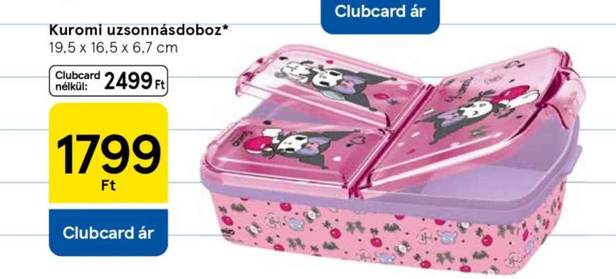 Kuromi uzsonnásdoboz