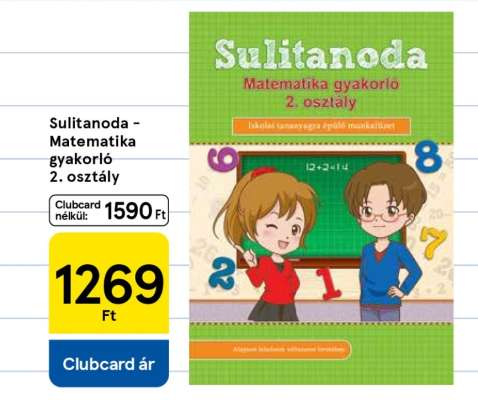 Sulitanoda - Matematika gyakorló 2. osztály