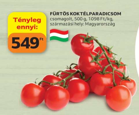 Fürtös koktélparadicsom