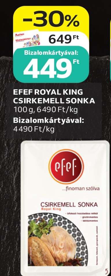 EFEF Royal King Csirkemell Sonka