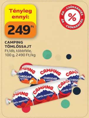 CAMPING TÖMLŐSSAJT