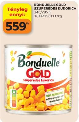 BONDUELLE GOLD SZUPERÉDES KUKORICA