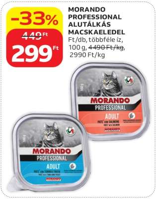 MORANDO PROFESSIONAL ALUTÁLKÁS MACSKAELEDEL