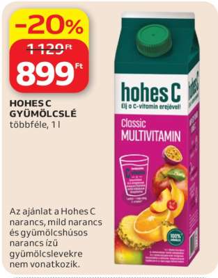 Hohes C Gyümölcslé