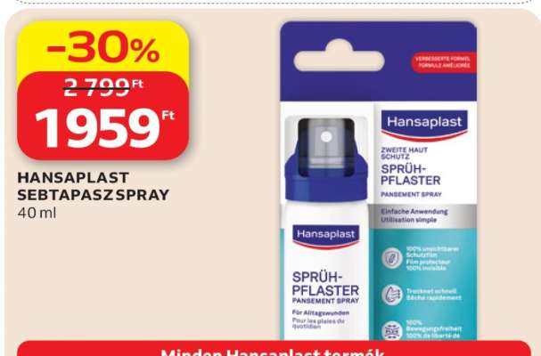 HANSAPLAST SEBTAPASZ SPRAY