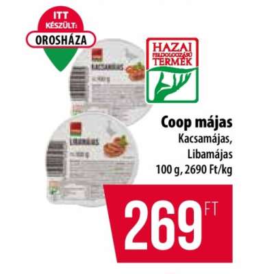 Coop májas