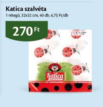 Katica szalvéta