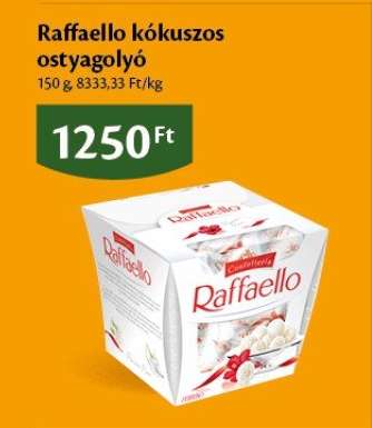 Raffaello kókuszos ostyagolyó