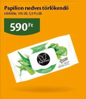 Papilion nedves törlőkendő
