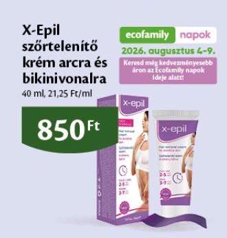 X-EPIL SZŐRTELENÍTŐ KRÉM ARCRA ÉS BIKINIVONALRA