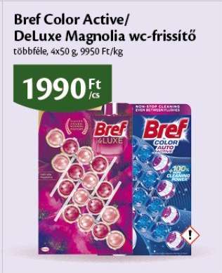 Bref Color Active/DeLuxe Magnolia wc-frissítő