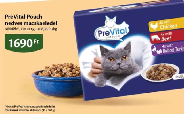 PreVital Pouch nedves macskaeledel