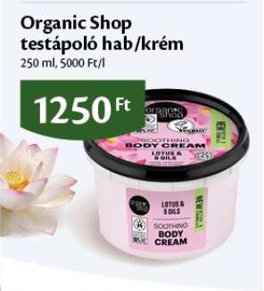 Organic Shop testápoló hab/krém