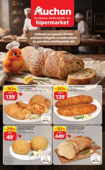 Újság Auchan - 2026.08.06 - 2026.08.12.