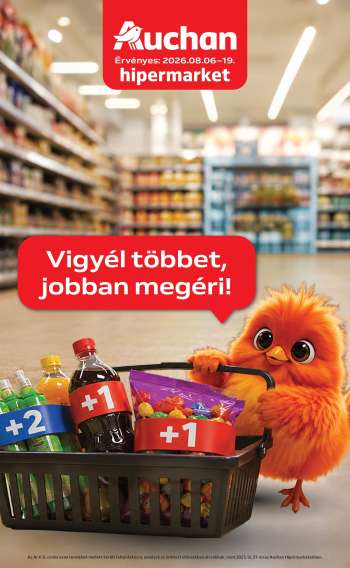 Újság Auchan - 2026.08.06 - 2026.08.19.