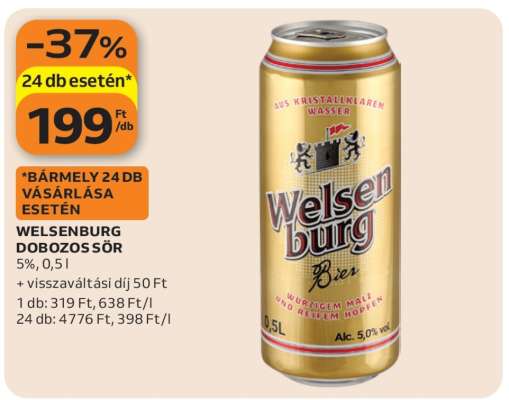 Welsenburg Dobozos Sör