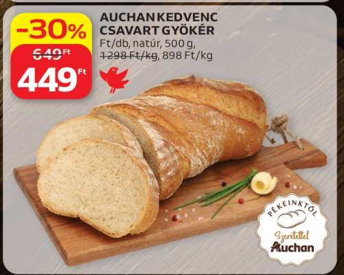 AUCHAN KEDVENC CSAVART GYÖKÉR