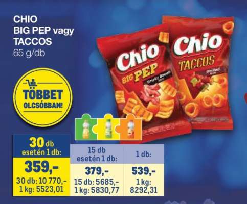 Chio Big Pep vagy Taccos