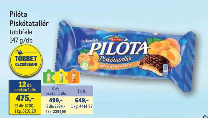 PILÓTA Piskótatallér