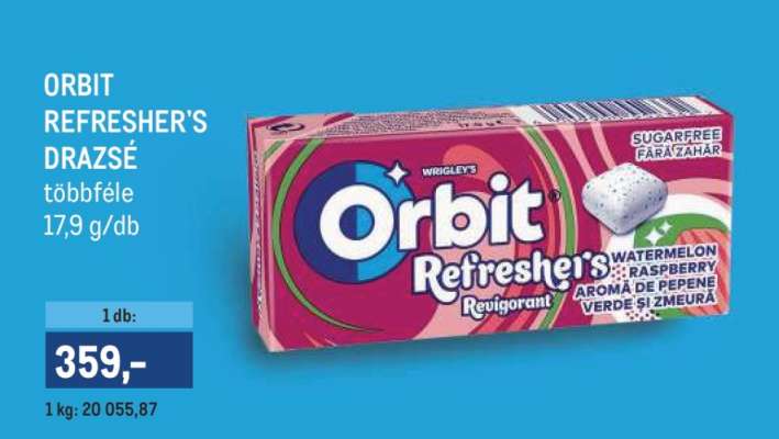ORBIT REFRESHER'S DRAZSÉ