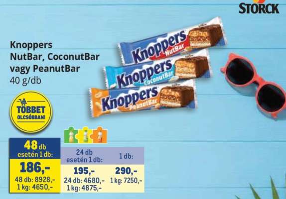 Knoppers NutBar, CoconutBar vagy PeanutBar