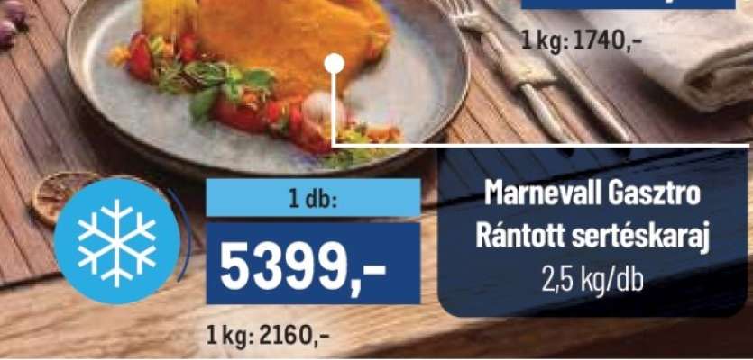 Marnevall Gasztro Rántott sertéskaraj