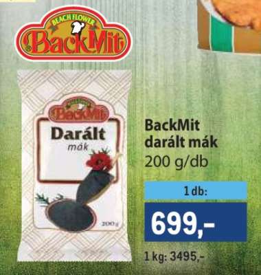 BackMit darált mák