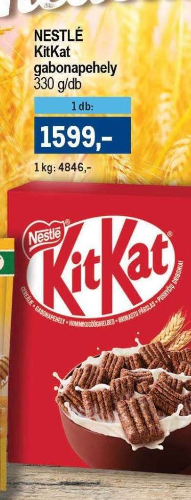 NESTLÉ KitKat Gabonapehely