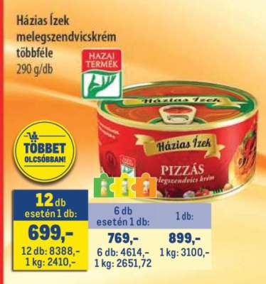 Háziás Ízek melegszendvicskrém