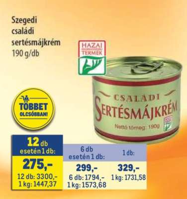 Szegedi családi sertésmájkrém