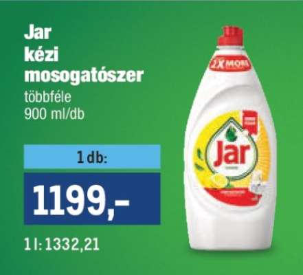Jar kézi mosogatószer