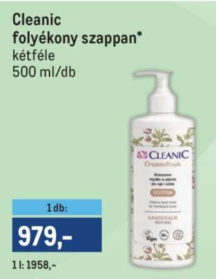 Cleanic folyékony szappan