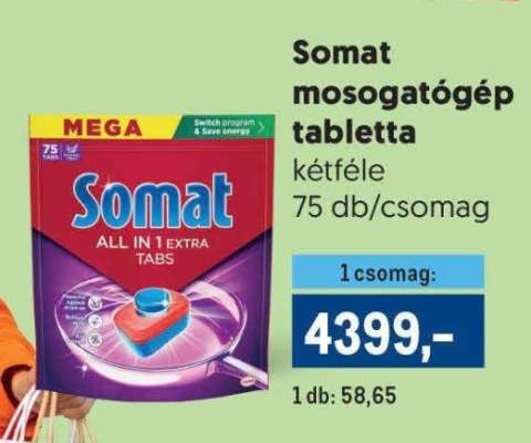 Somat Mosogatógép Tabletta